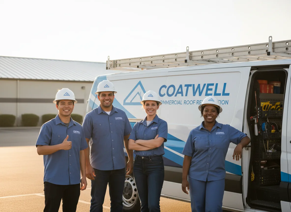 Commercial roof coating company in Cornell, WI